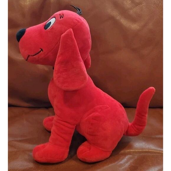 13 Inch Kohl's Cares Clifford The Big Red Dog Stuffed Plush Embroidered Eyes - Picture 2 of 10